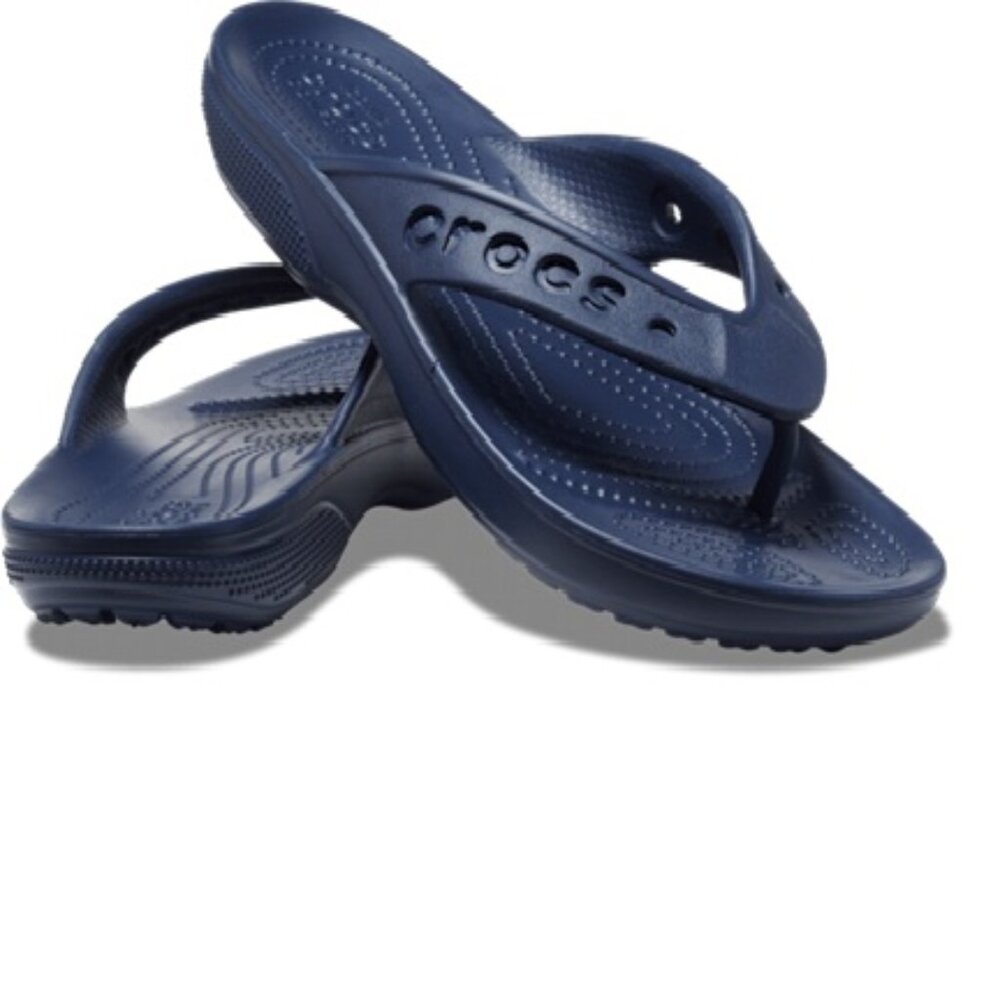 NWT Unisex Crocs Navy Baya Ii Flip Shoes Men's 8/Women's 10